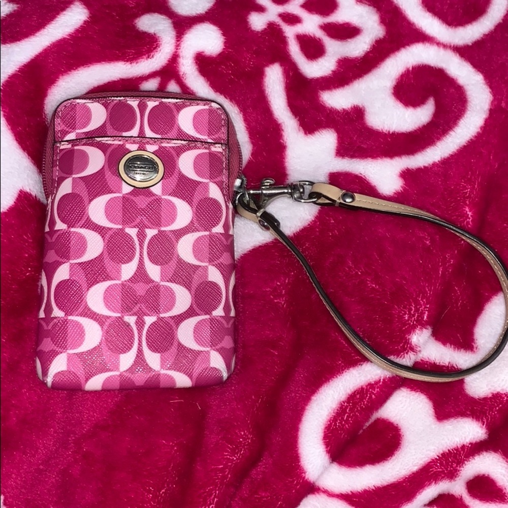 COACH wristlet
